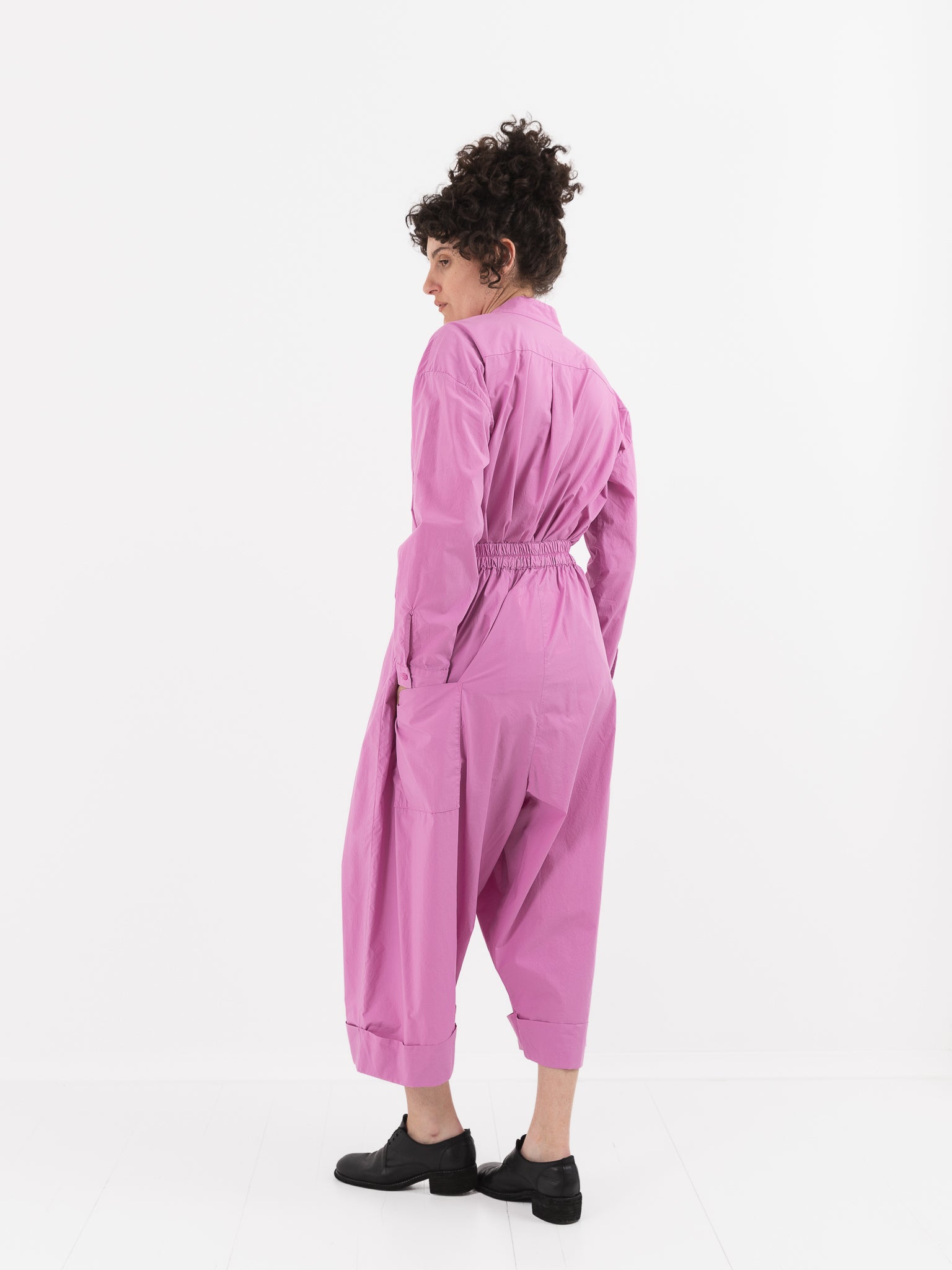 Toogood The Baker Trouser in Raspberry at Worthwhile
