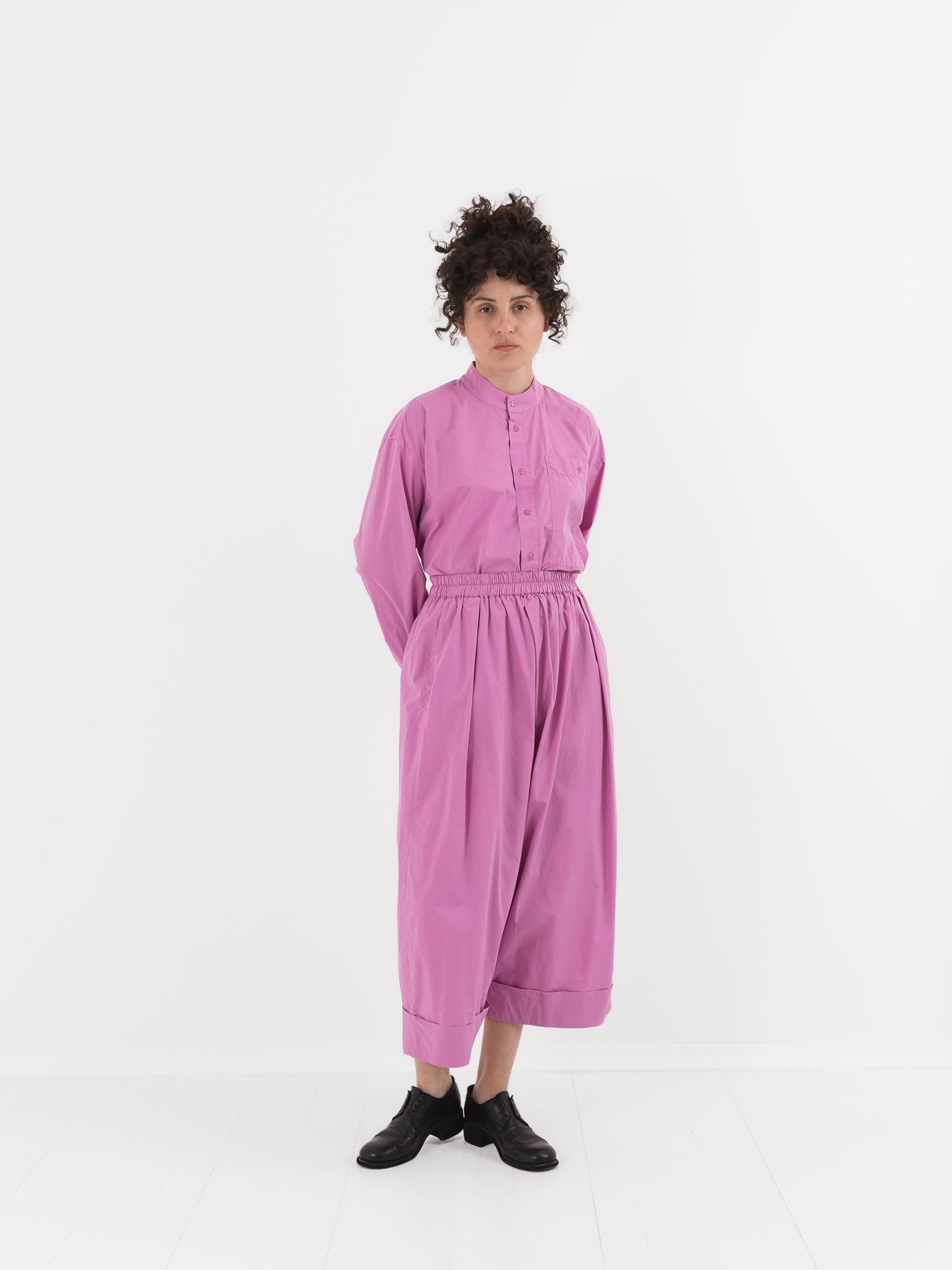 Toogood The Baker Trouser in Raspberry at Worthwhile