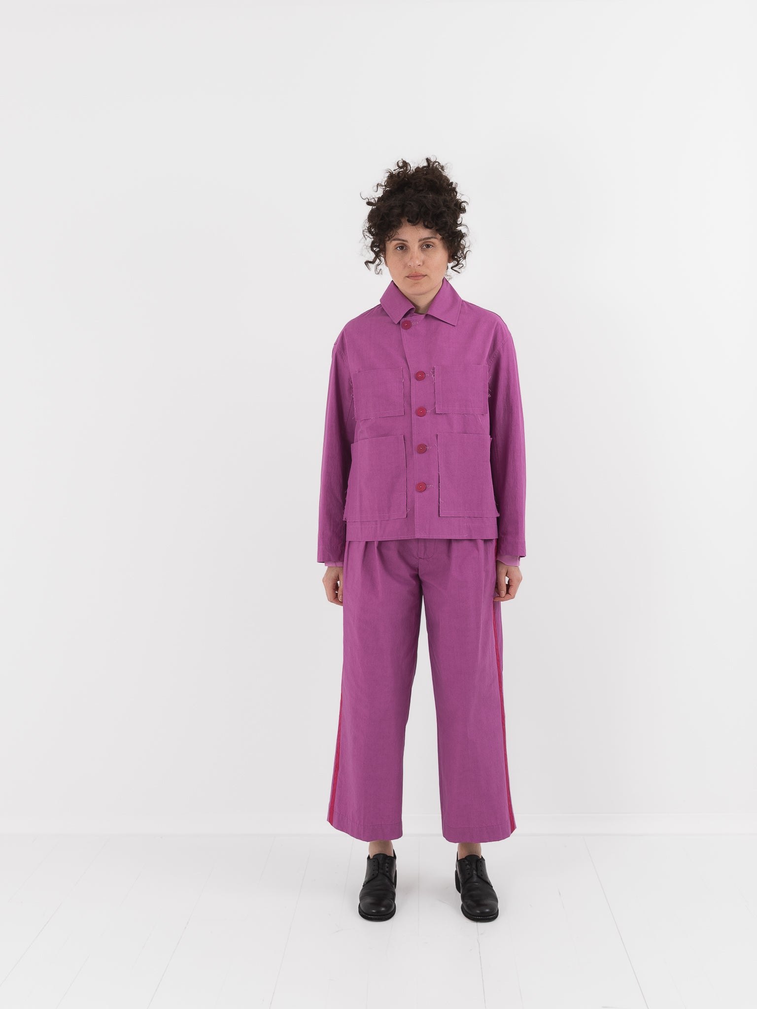 Toogood The Magician Jacket in Berry at Worthwhile