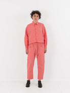 Toogood The Perfumer Trouser in Lobster Crayon Stripe - TOOGOOD at Worthwhile - shop PANT
