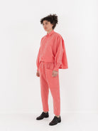 Toogood The Perfumer Trouser in Lobster Crayon Stripe - TOOGOOD at Worthwhile - shop PANT