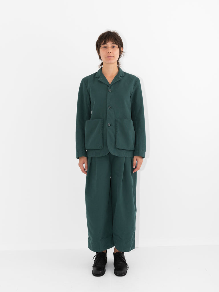 Toogood The Bookbinder Jacket, Viridian - Worthwhile