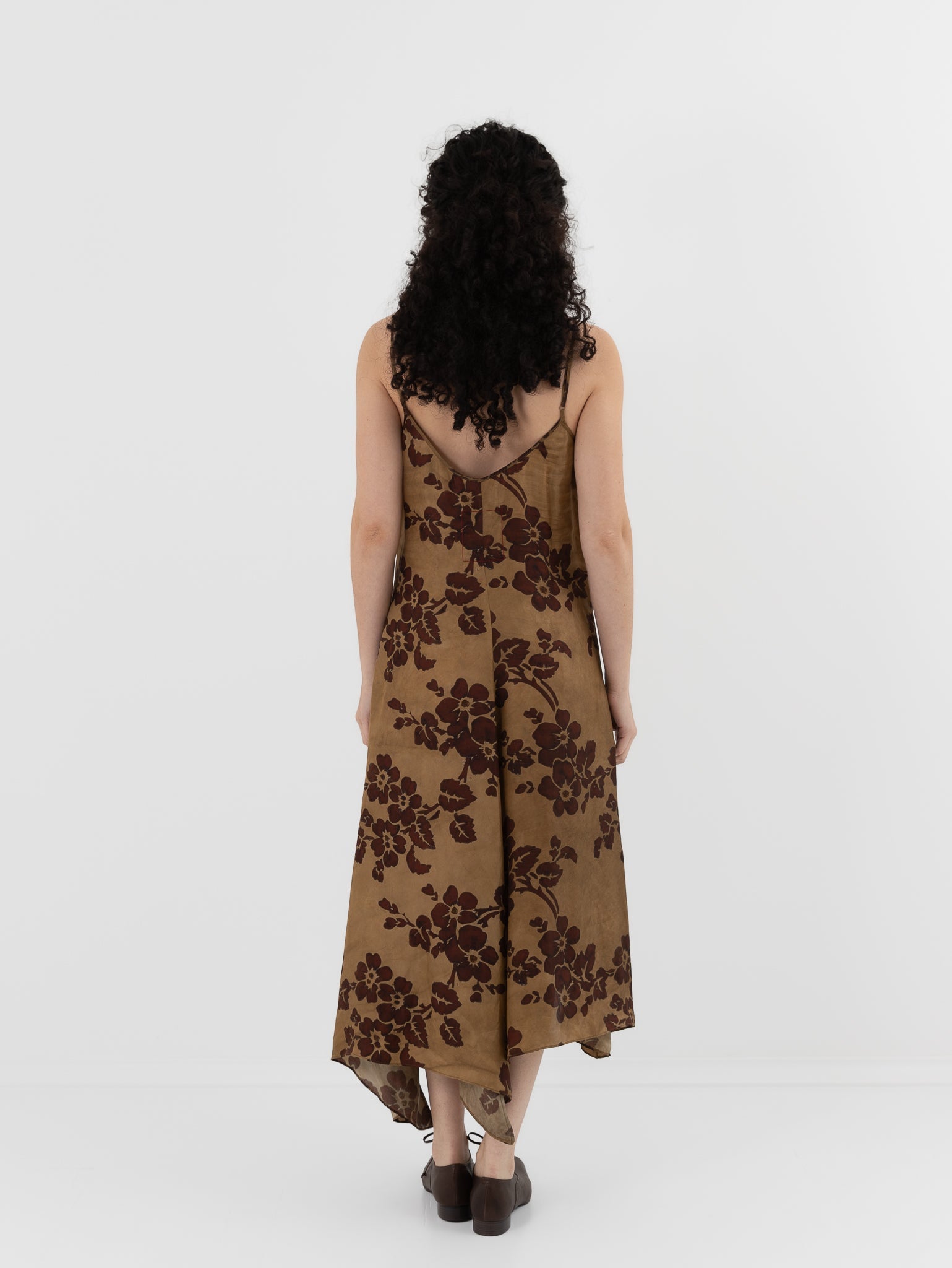Uma Wang Acrry Dress in Mustard/Red - UMA WANG at Worthwhile - shop DRESS