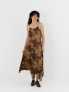 Uma Wang Acrry Dress in Mustard/Red - UMA WANG at Worthwhile - shop DRESS