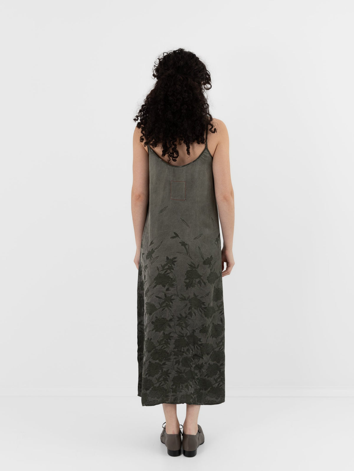 Uma Wang Anaya Dress in Grey/Green - UMA WANG at Worthwhile - shop DRESS
