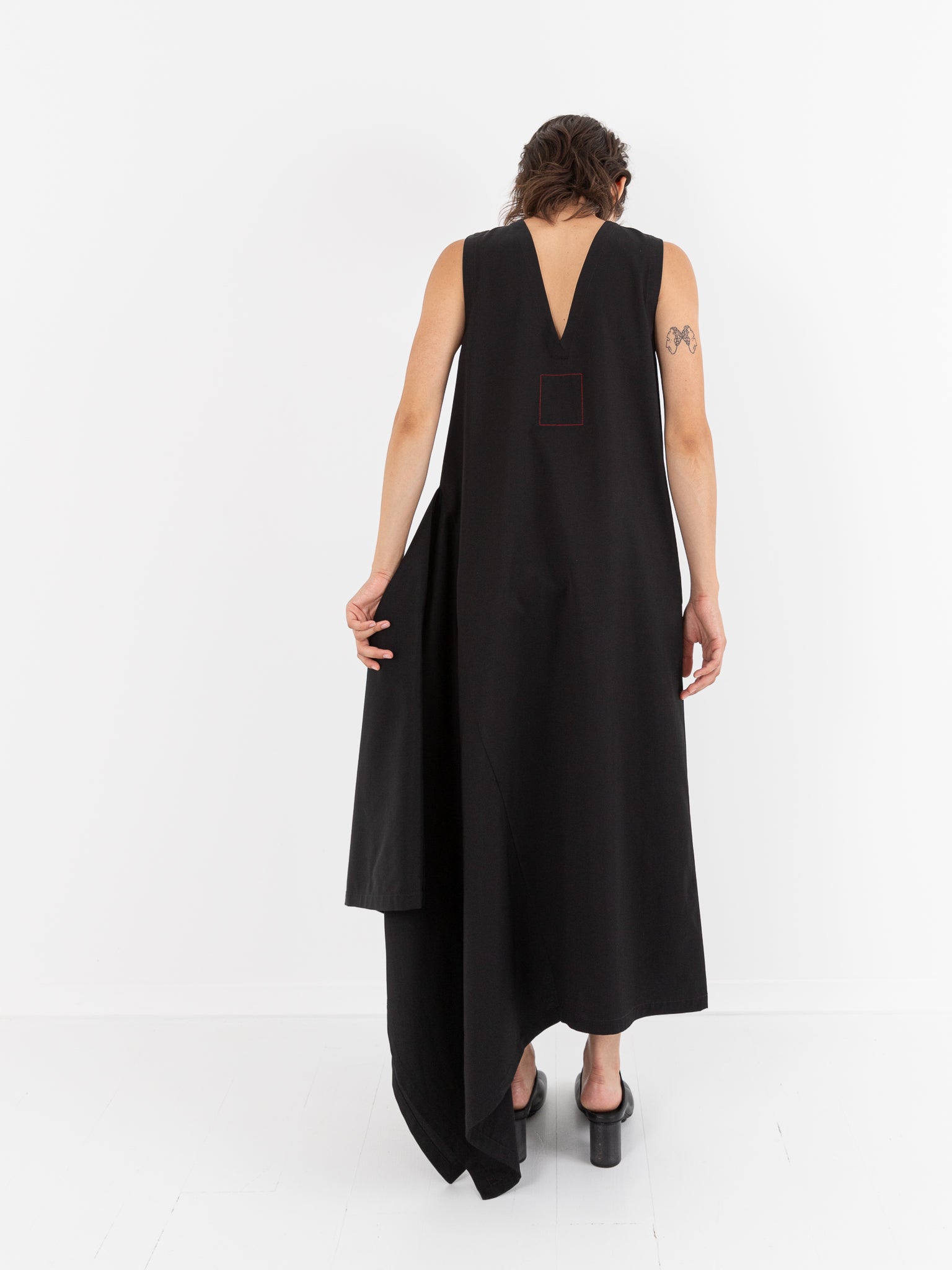 ワンピース UMA WANG Black Viscose Aerial Dress Uma Wang Aura Dress - Worthwhile