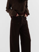 Uma Wang Ball Pants in Brown - UMA WANG at Worthwhile - shop PANT