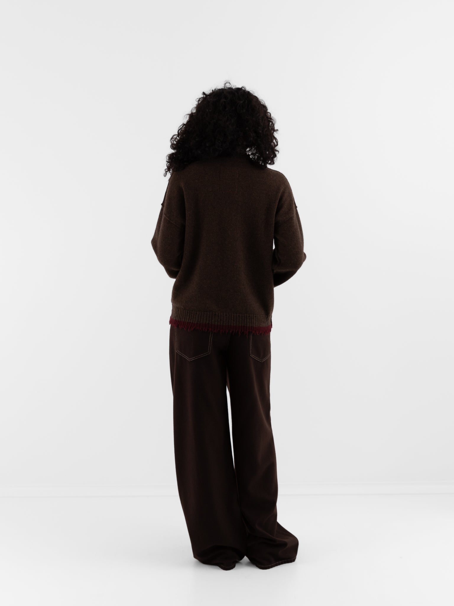 Uma Wang Ball Pants in Brown - UMA WANG at Worthwhile - shop PANT