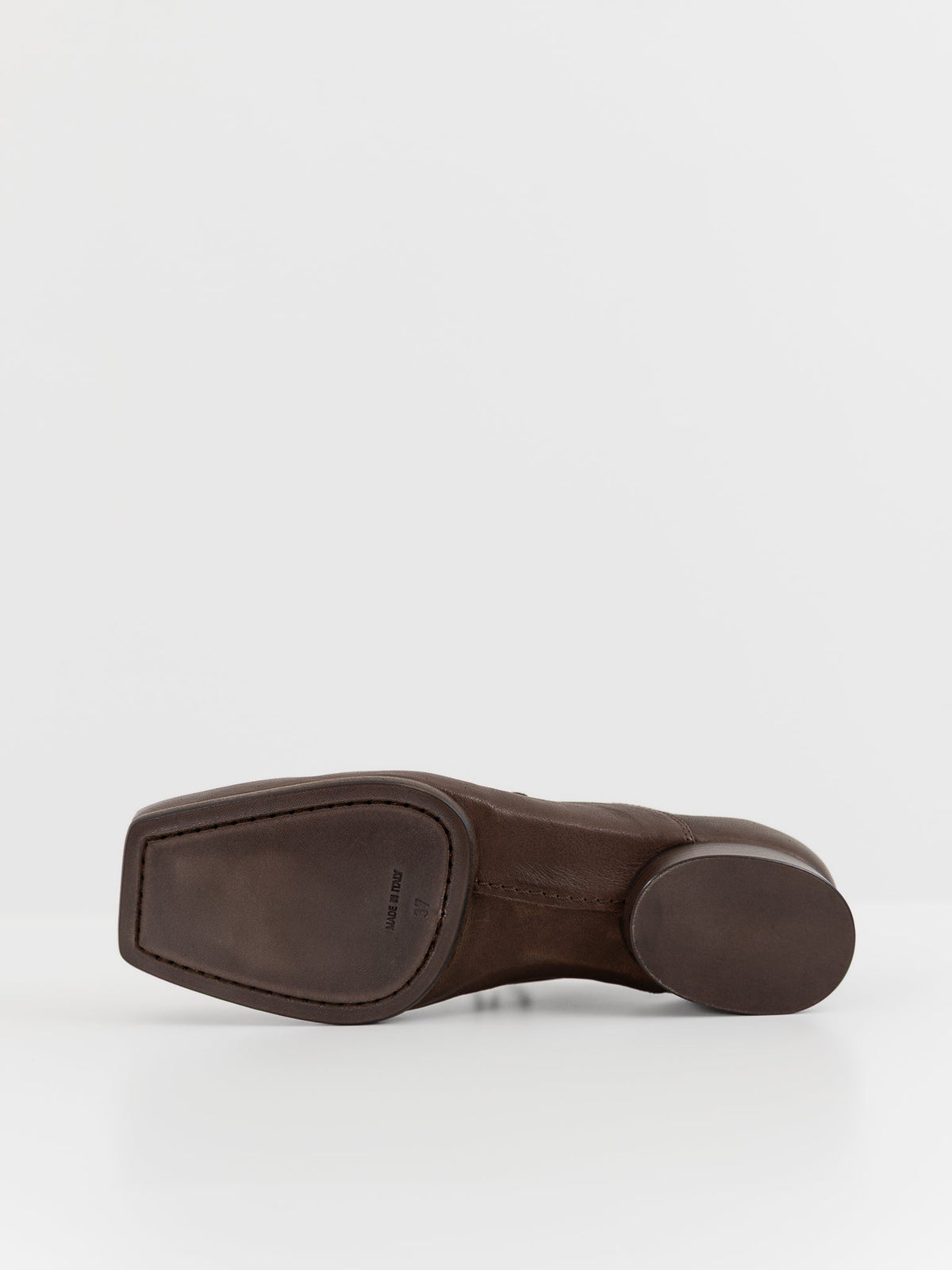 Uma Wang Ballet Derby in Brown - UMA WANG at Worthwhile - shop SHOES