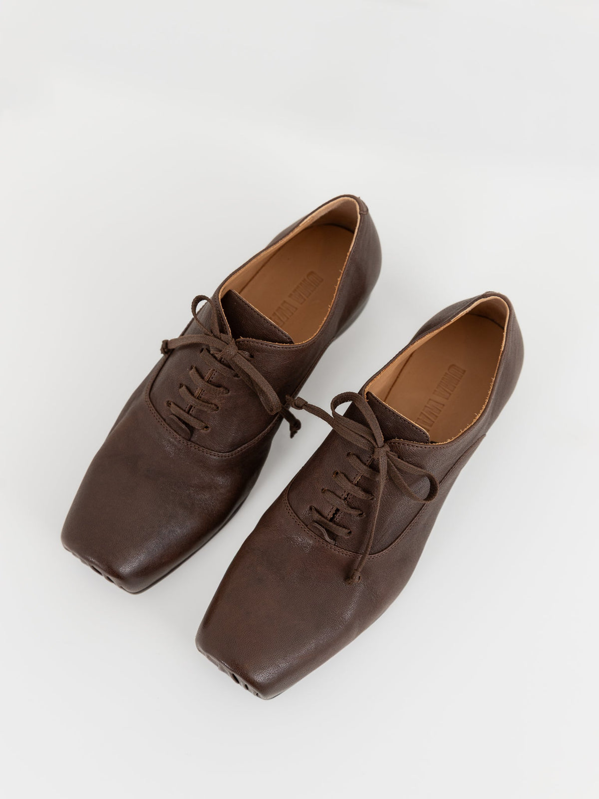 Uma Wang Ballet Derby in Brown - UMA WANG at Worthwhile - shop SHOES