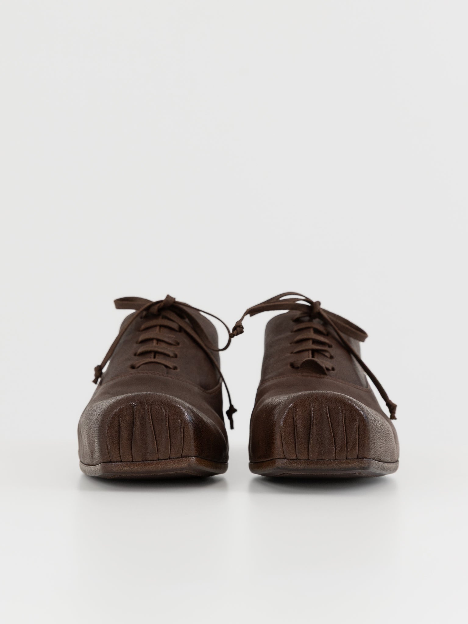 Uma Wang Ballet Derby in Brown - UMA WANG at Worthwhile - shop SHOES