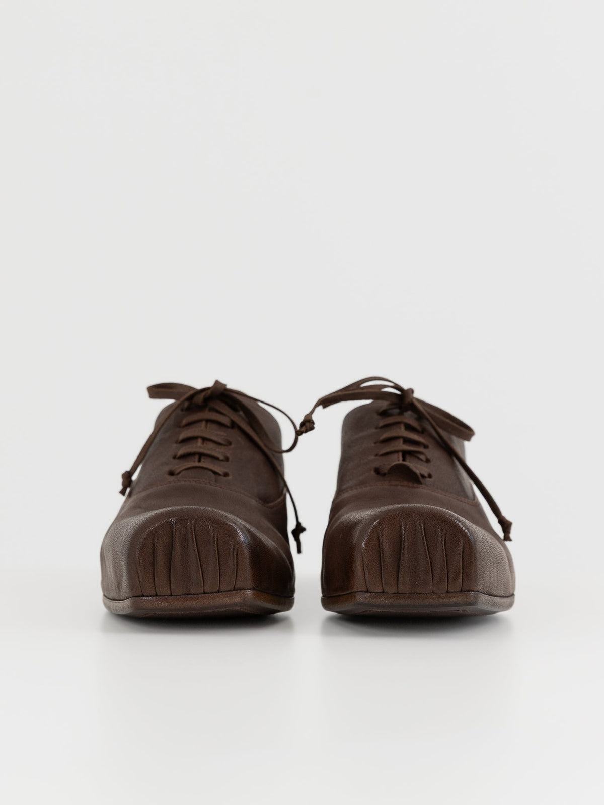 Uma Wang Ballet Derby in Brown - UMA WANG at Worthwhile - shop SHOES