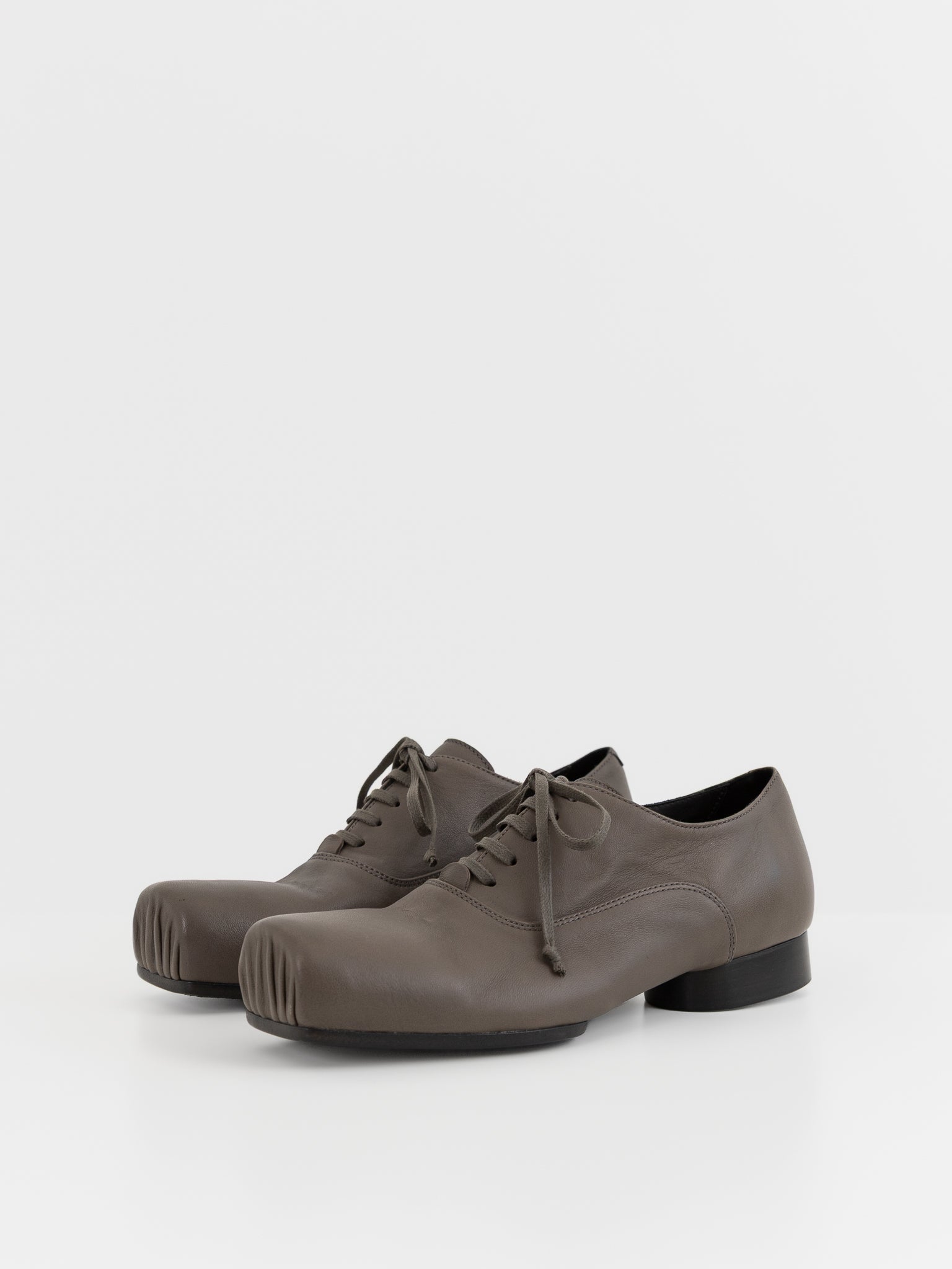 Uma Wang Ballet Derby in Dark Grey - UMA WANG at Worthwhile - shop SHOES