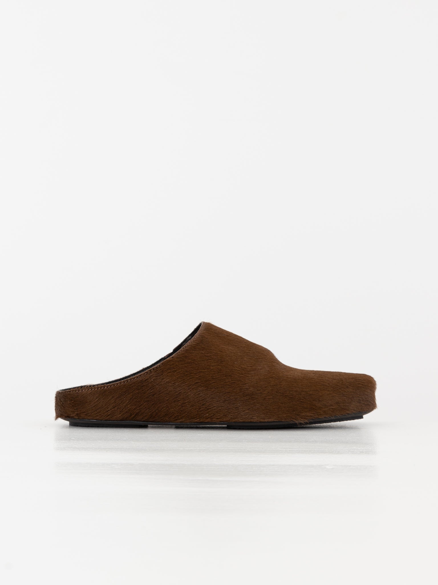 Uma Wang Ballet Slipper in Brown - UMA WANG at Worthwhile - shop SHOES