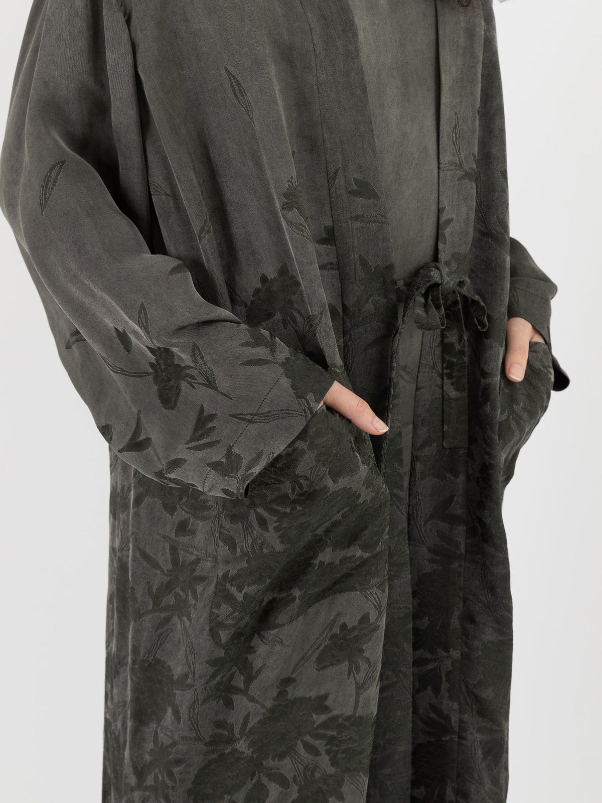 Uma Wang Corry Coat in Grey/Green - UMA WANG at Worthwhile - shop COAT