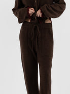 Uma Wang Long Pants in Brown with Red - UMA WANG at Worthwhile - shop PANT