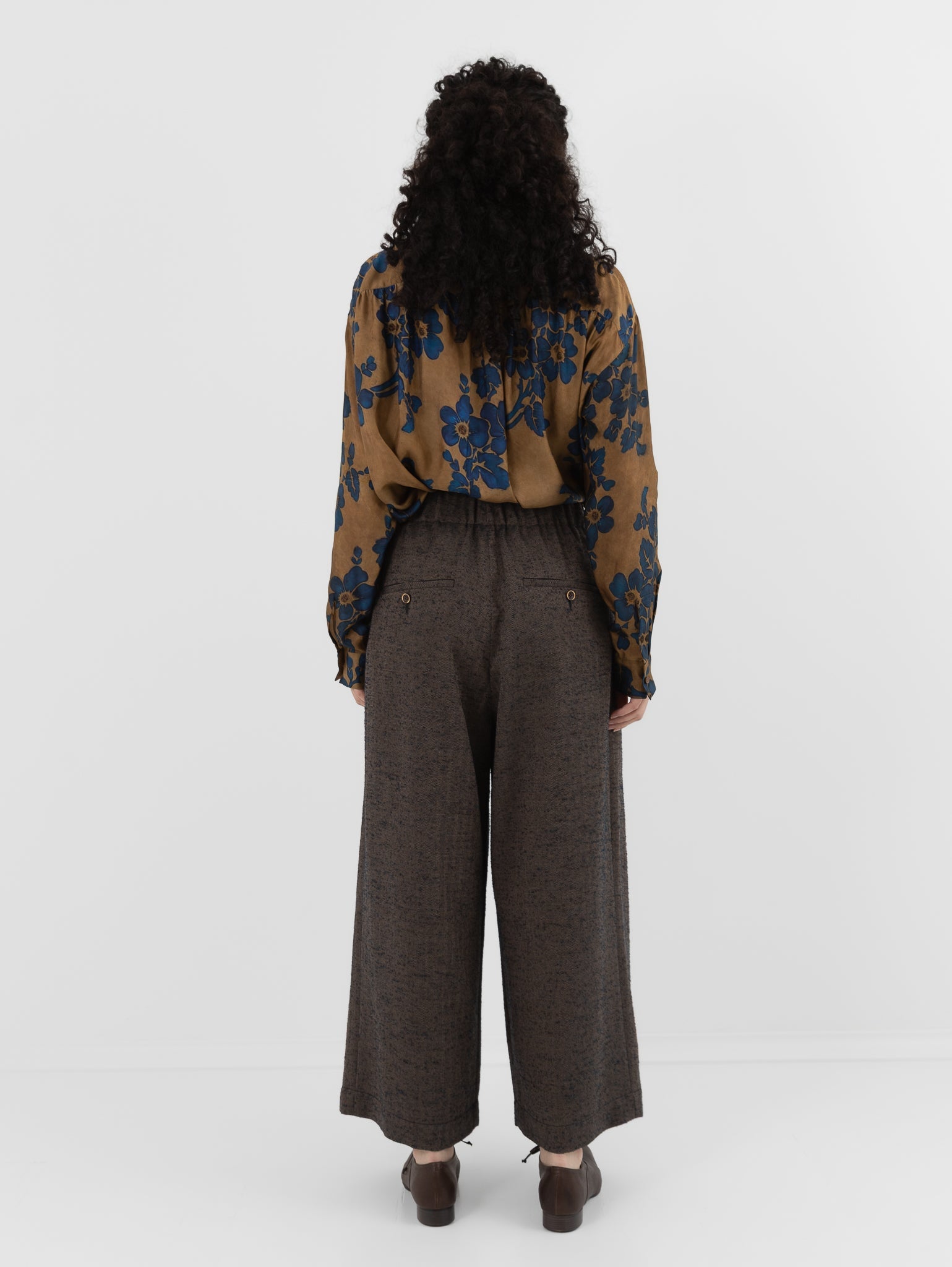 Uma Wang Poetic Pants in Grey/Blue - UMA WANG at Worthwhile - shop PANT