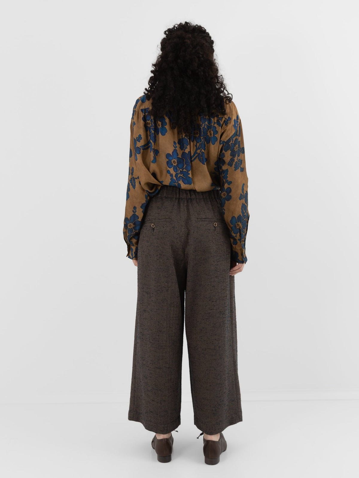 Uma Wang Poetic Pants in Grey/Blue - UMA WANG at Worthwhile - shop PANT