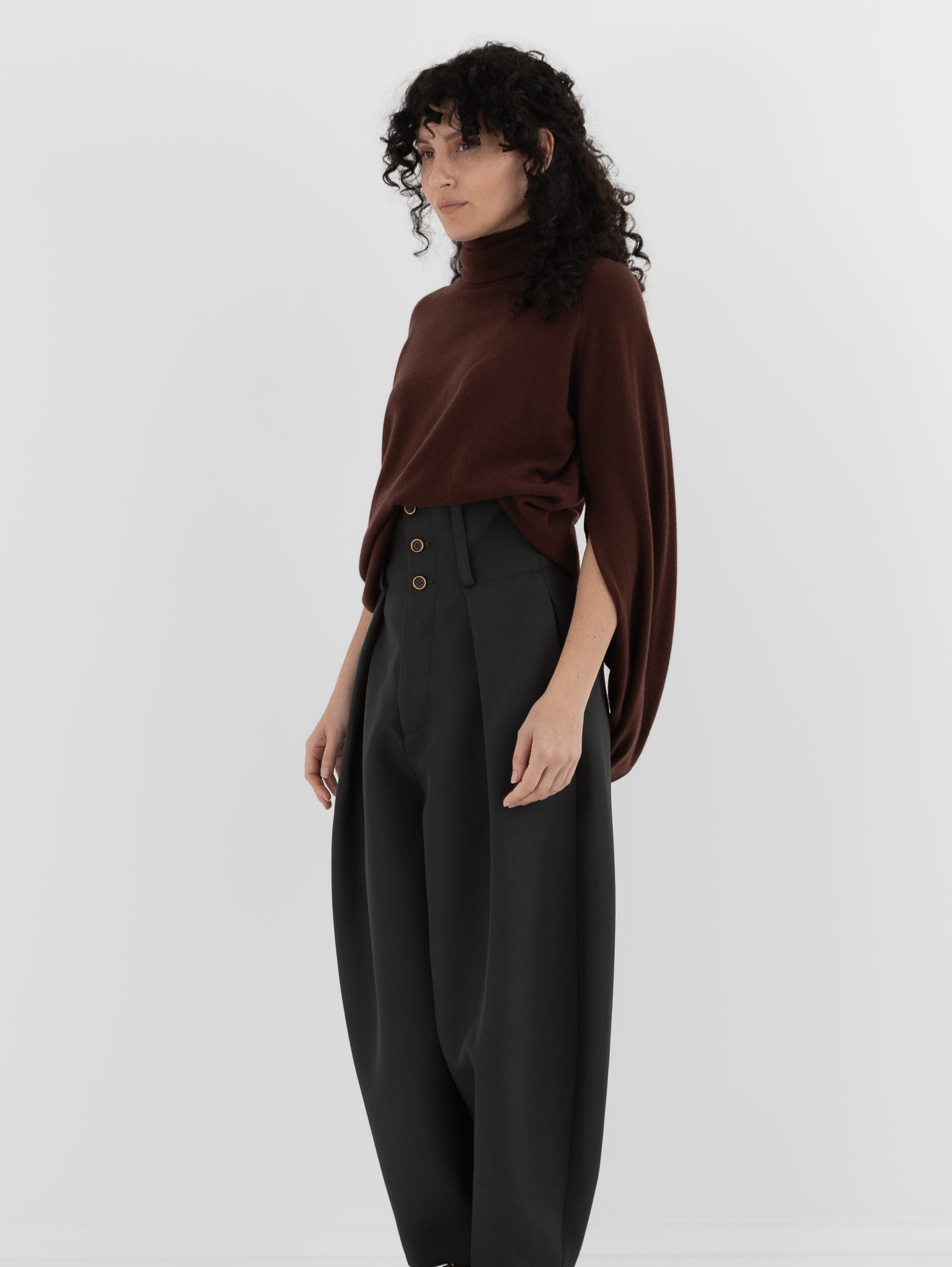 Uma Wang Poly Pants in Grey/Green - UMA WANG at Worthwhile - shop PANT