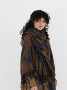 Uma Wang Scarf in Mustard/Blue - UMA WANG at Worthwhile - shop SCARF