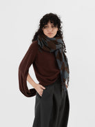 Uma Wang Scarf in Mustard/Blue - UMA WANG at Worthwhile - shop SCARF