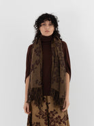 Uma Wang Scarf in Mustard/Red - UMA WANG at Worthwhile - shop SCARF
