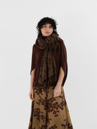 Uma Wang Scarf in Mustard/Red - UMA WANG at Worthwhile - shop SCARF