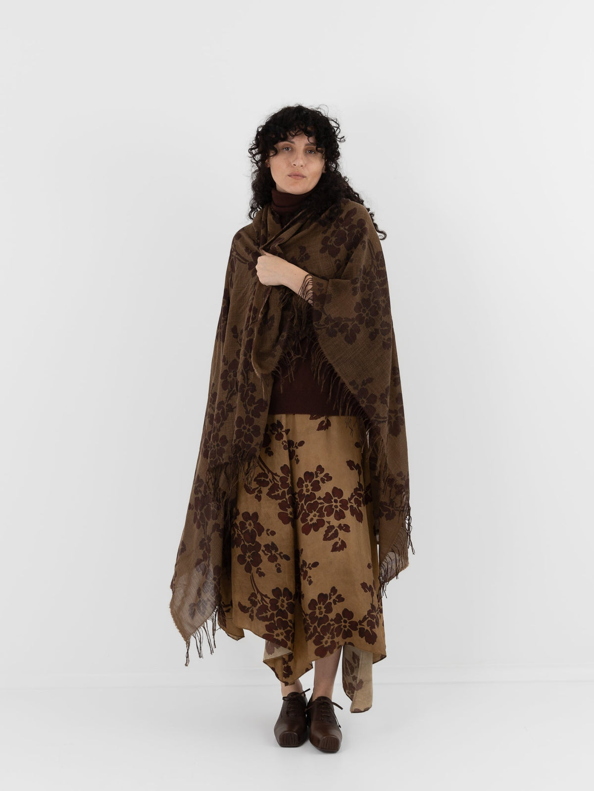 Uma Wang Scarf in Mustard/Red - UMA WANG at Worthwhile - shop SCARF