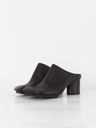 Uma Wang Stone Mule, Black - Worthwhile