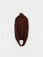 Uma Wang Wrap Sweater in Brown/Red - UMA WANG at Worthwhile - shop SWEATER