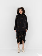 Uma Wang Emma Jacket in Black/Tan - UMA WANG at Worthwhile - shop JACKET