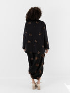 Uma Wang Emma Jacket in Black/Tan - UMA WANG at Worthwhile - shop JACKET