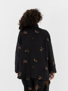 Uma Wang Emma Jacket in Black/Tan - UMA WANG at Worthwhile - shop JACKET