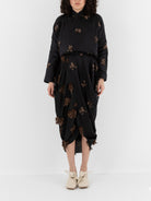 Uma Wang Gink Skirt in Black/Tan - UMA WANG at Worthwhile - shop SKIRT