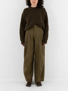 Uma Wang Paw Pants in Dark Green - UMA WANG at Worthwhile - shop PANT