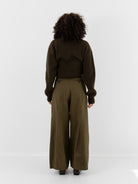 Uma Wang Paw Pants in Dark Green - UMA WANG at Worthwhile - shop PANT