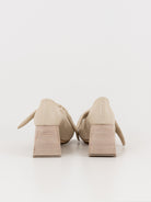 Uma Wang Square Knotted Mule in Off White - UMA WANG at Worthwhile - shop SHOES