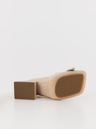 Uma Wang Square Knotted Mule in Off White - UMA WANG at Worthwhile - shop SHOES