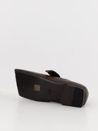 Uma Wang Square Knotted Flat in Dark Olive - UMA WANG at Worthwhile - shop SHOES