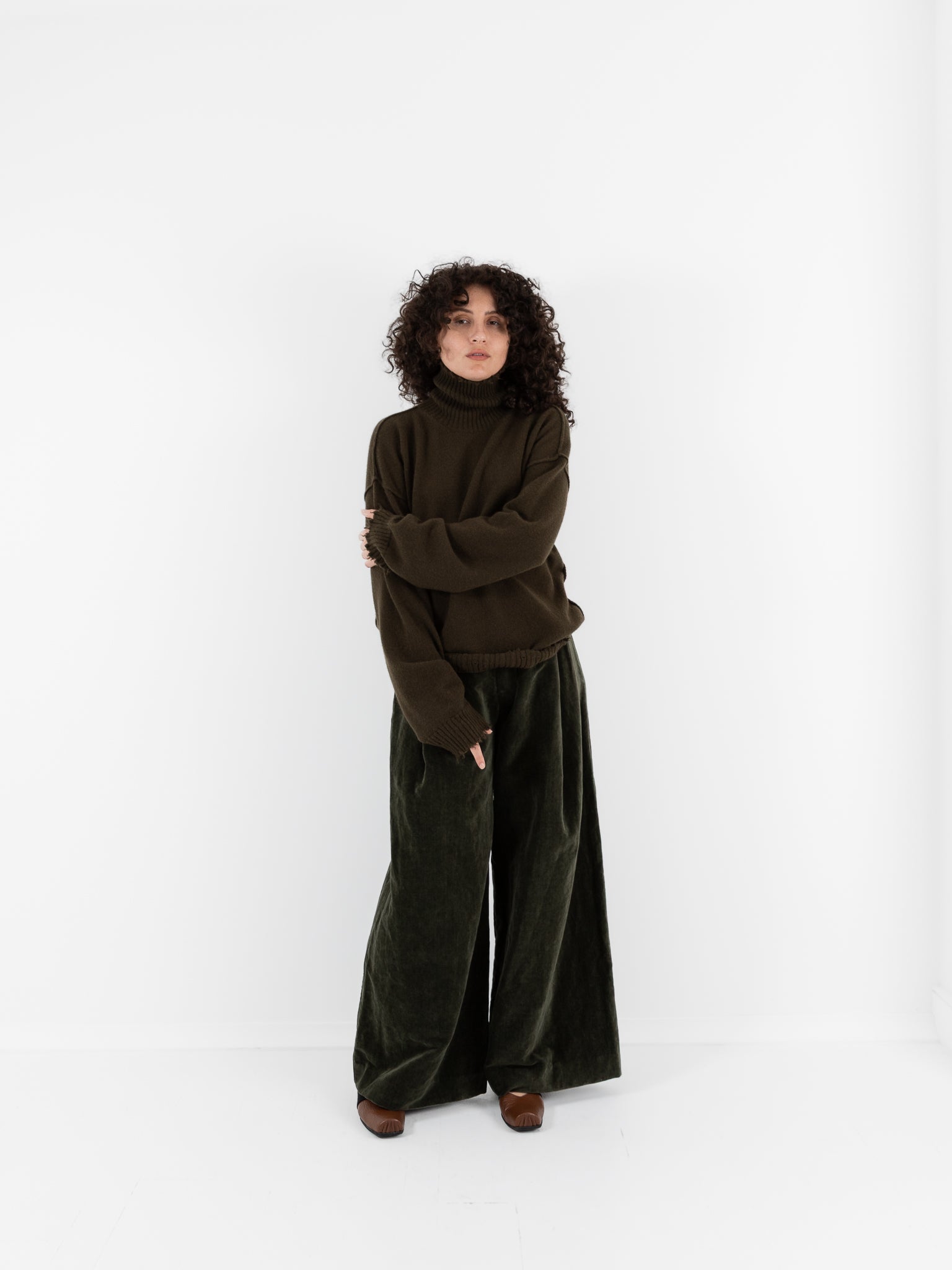 Uma Wang High Neck Top - Worthwhile