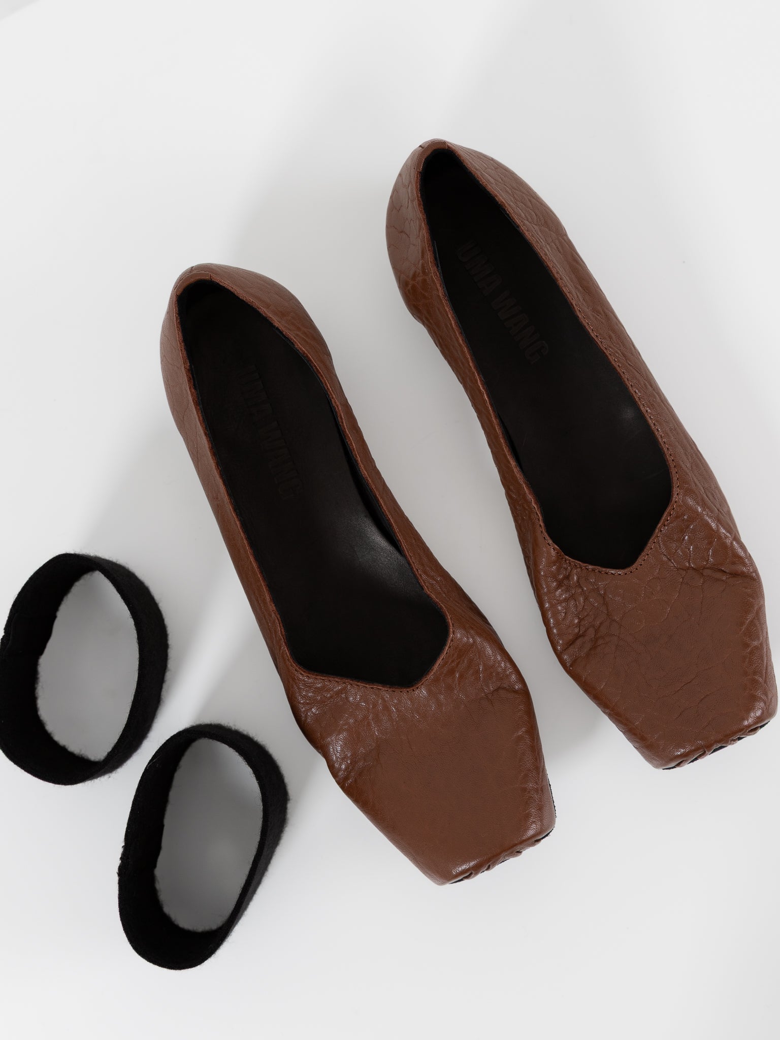 Uma Wang Ballet Strap in Mustard - UMA WANG at Worthwhile - shop SHOES