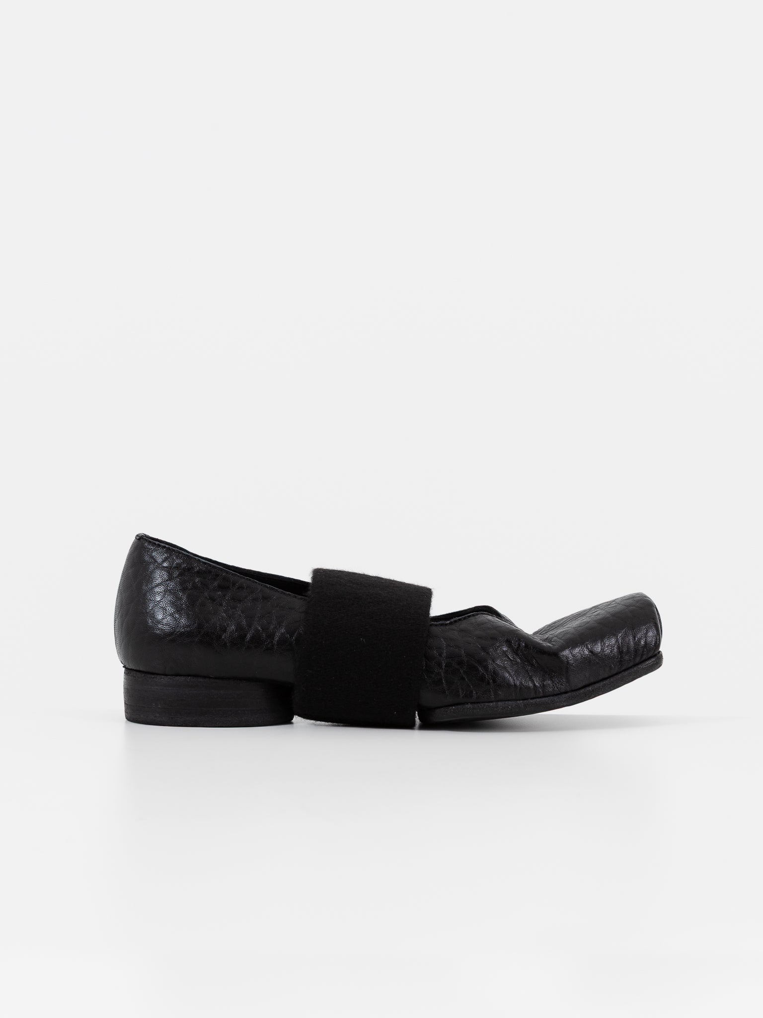 Uma Wang Ballet Strap in Black - UMA WANG at Worthwhile - shop SHOES
