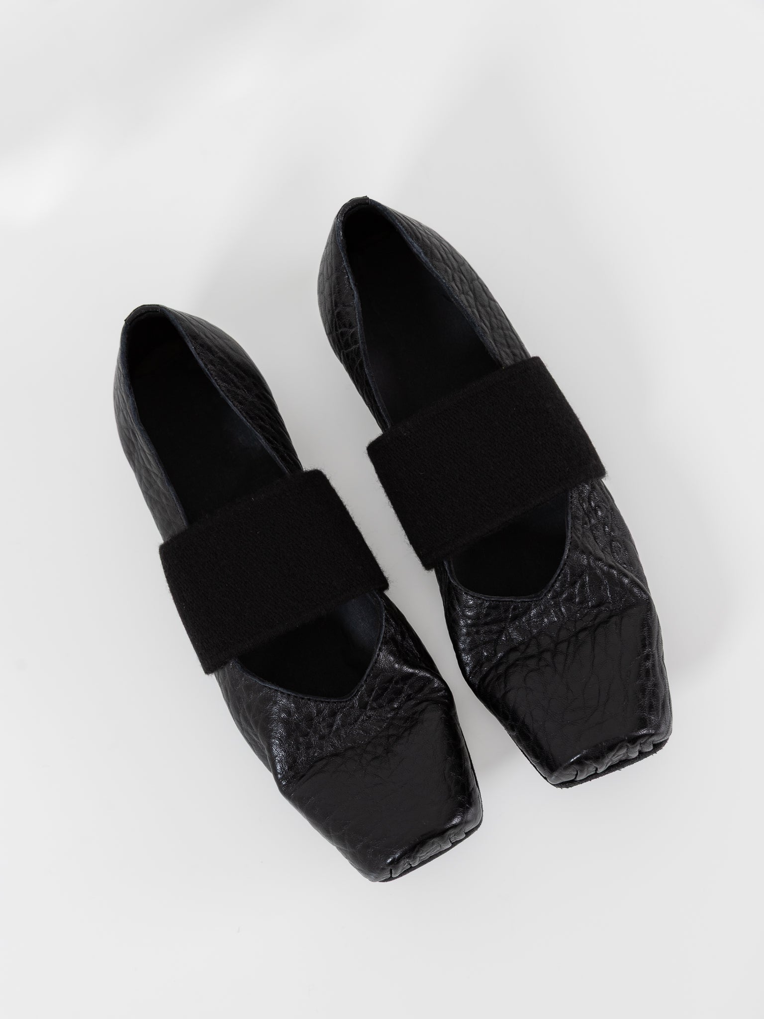 Uma Wang Ballet Strap in Black - UMA WANG at Worthwhile - shop SHOES