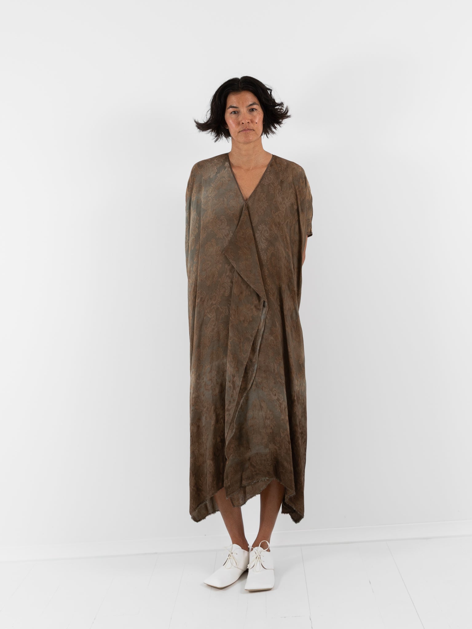 ワンピース UMA WANG SS25 ANAYA DRESS (UW5081 UW900) UMA WANG Anaya Printed Dress | Elixirgallery