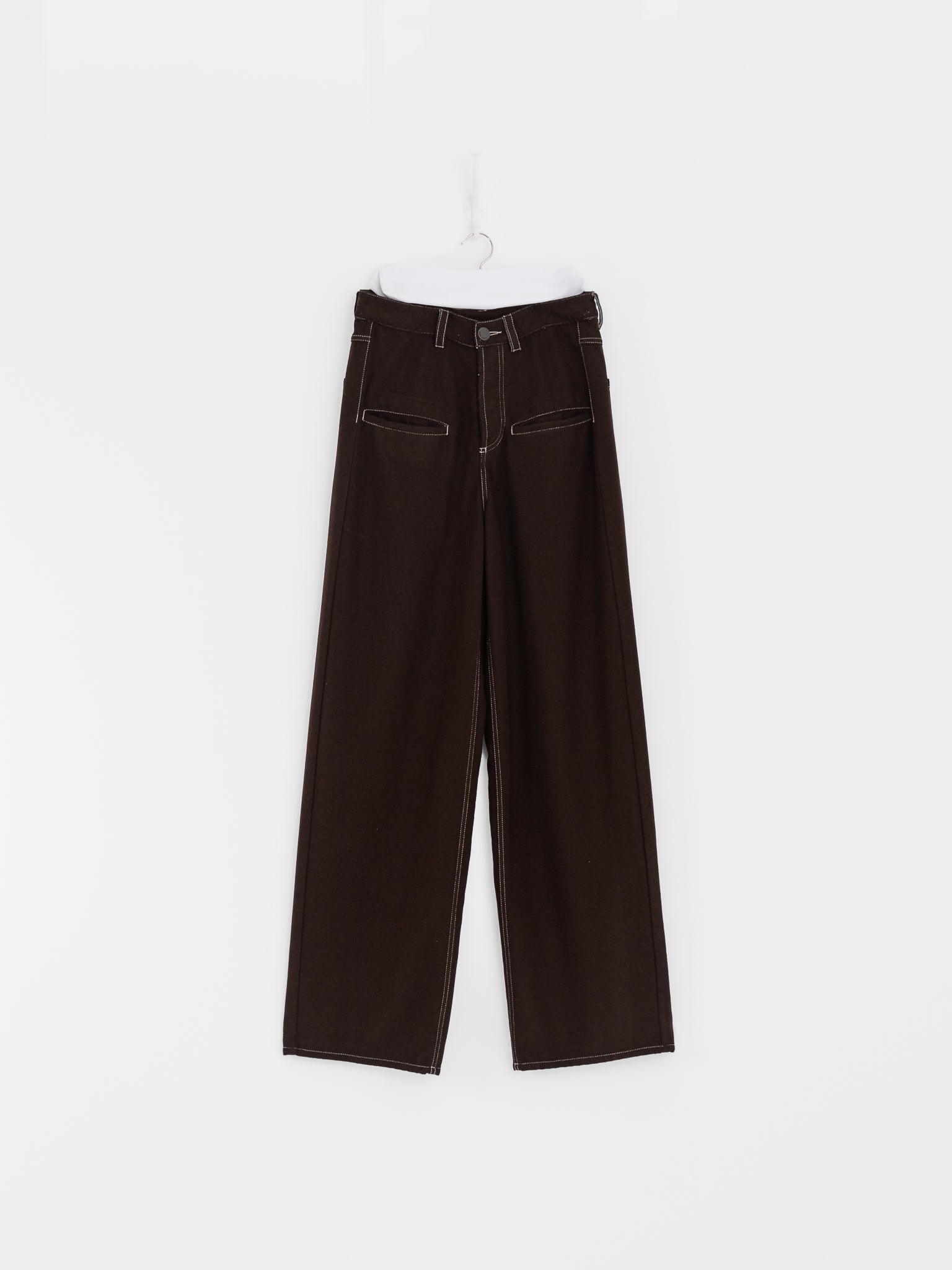 Uma Wang Ball Pants in Brown - UMA WANG at Worthwhile - shop PANT