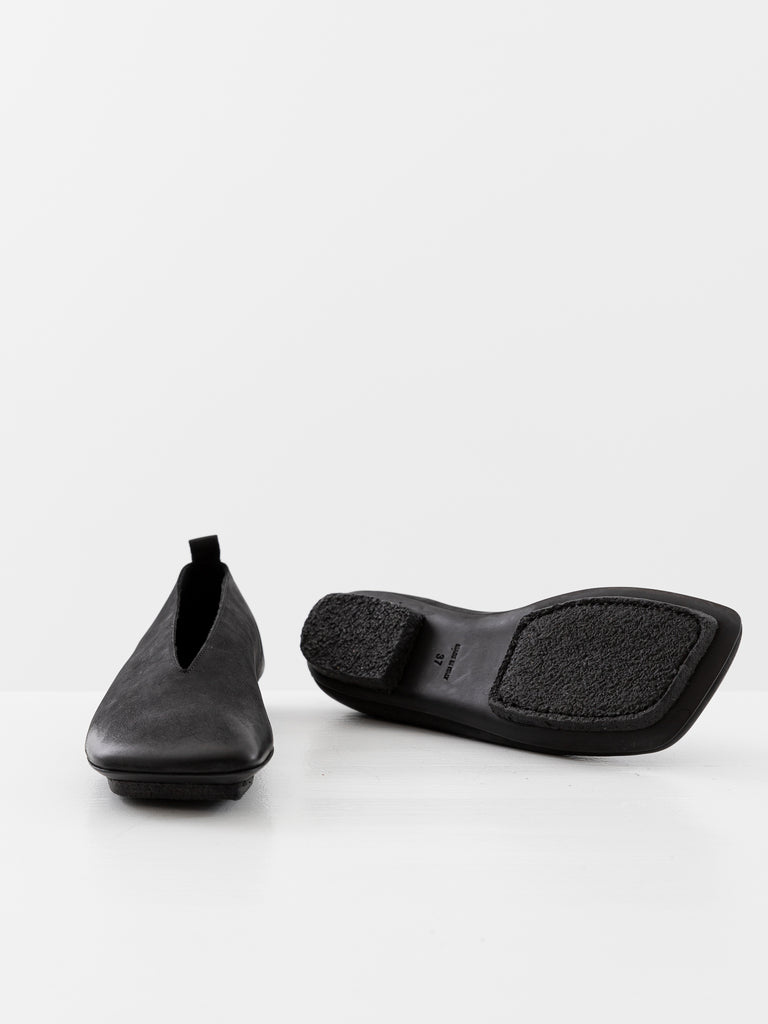 Uma Wang Stone Ballet Flats, Black - Worthwhile