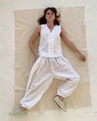 SONO Victor Vest in White - SONO at Worthwhile - shop VEST