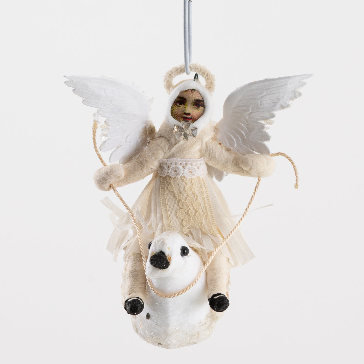 Angel Dove Rider Ornament – Worthwhile