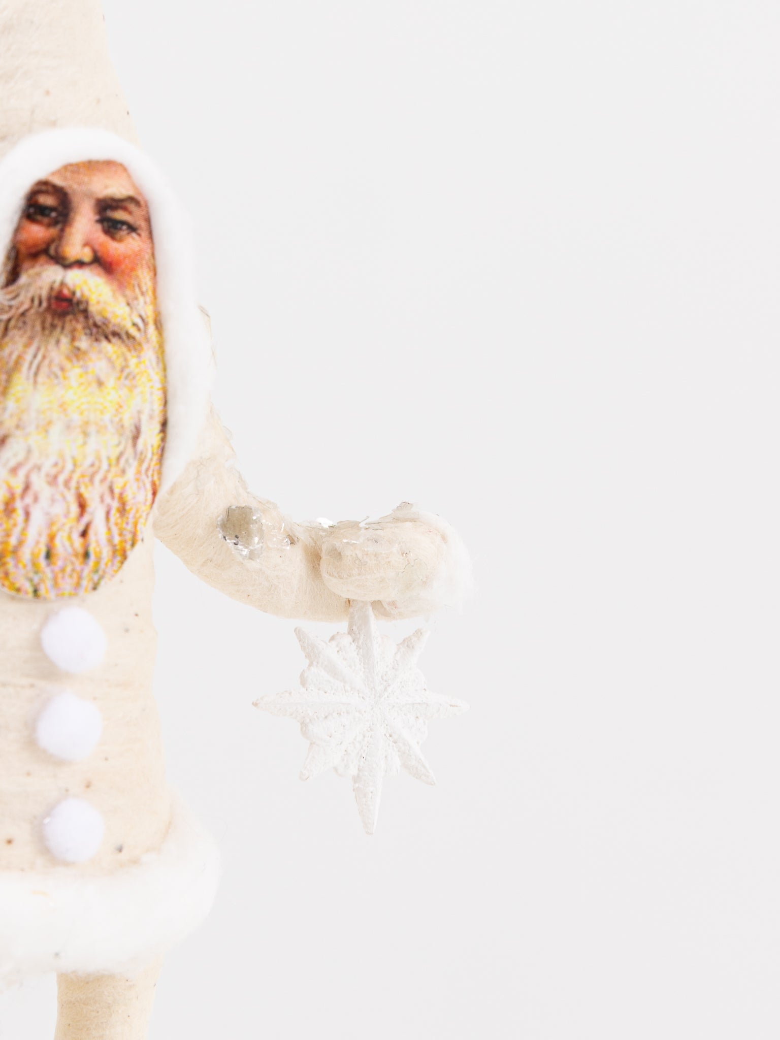 Winter Ice Santa Figure - VINTAGE BY CRYSTAL at Worthwhile - shop ORNAMENT