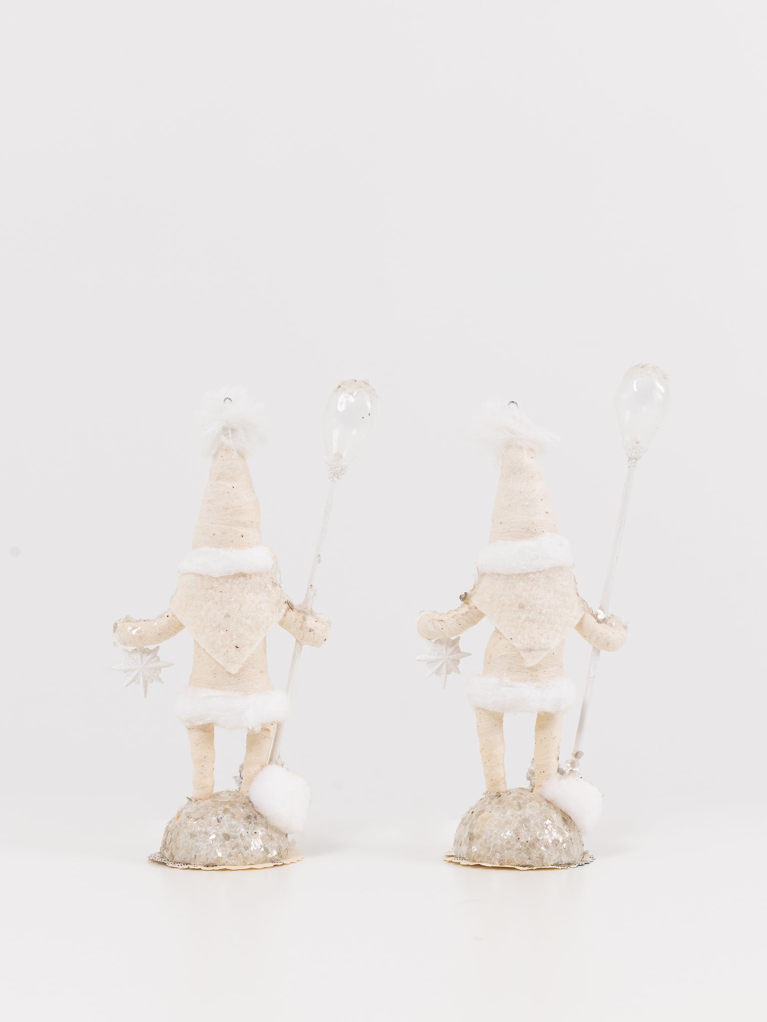 Winter Ice Santa Figure - VINTAGE BY CRYSTAL at Worthwhile - shop ORNAMENT